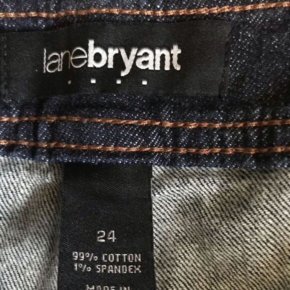 Lane Bryant Jean Denim Shorts plus SZ 24 walking shorts - Picture 3 of 4